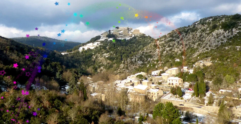 Château cathare, vilage des Corbières, Termes, Pays CAthare, Aude