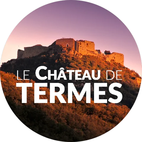 image du couchant au château de termes, aude